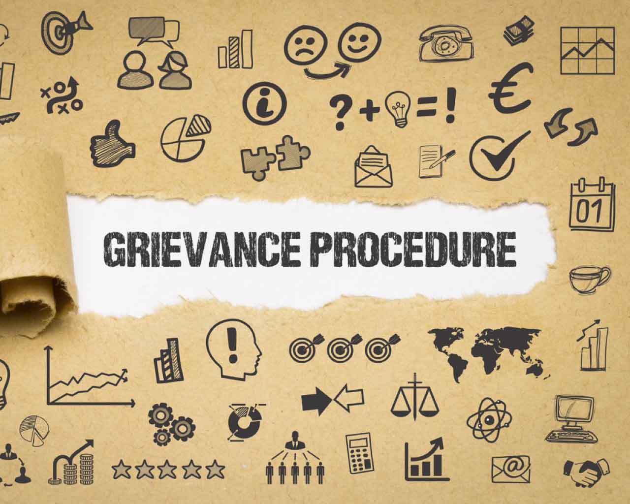 image depicting webpage grievance procedure