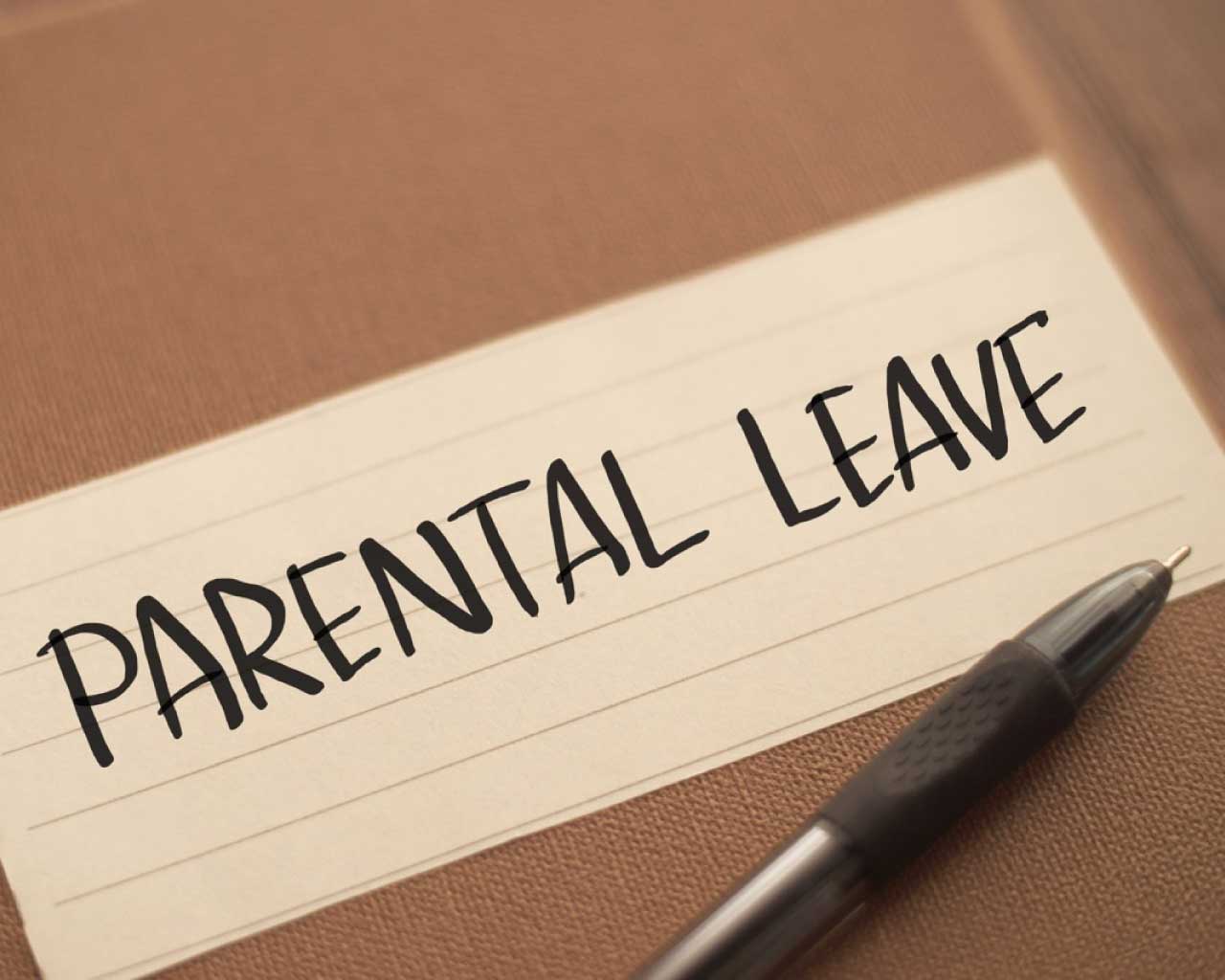 image depicting webpage parental leave policy