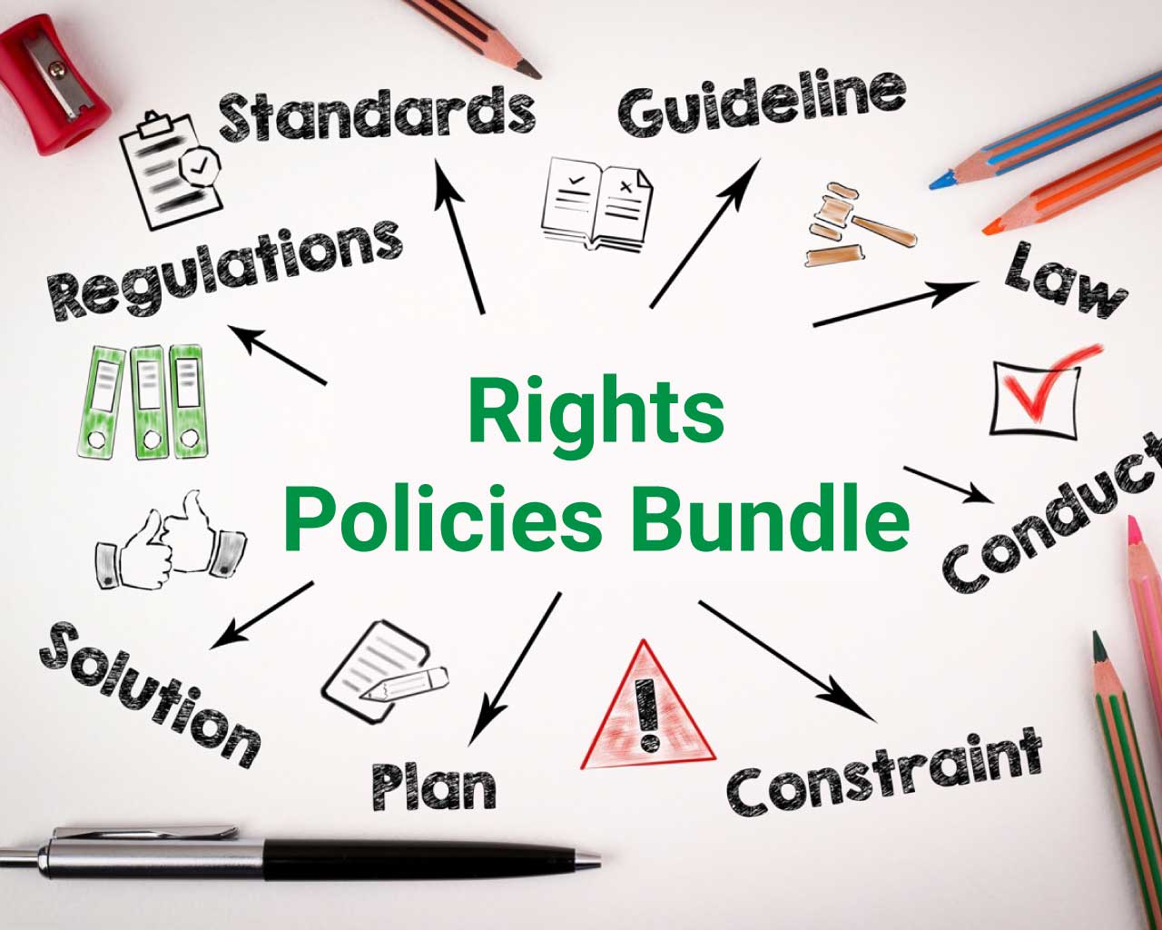 image depicting webpage rights policies bundle